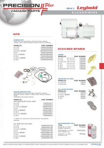 Major Repair Kit with X-Lon Vanes - Old Style, Fisher Scientific, Maxima, M4C, Part# M4CXL