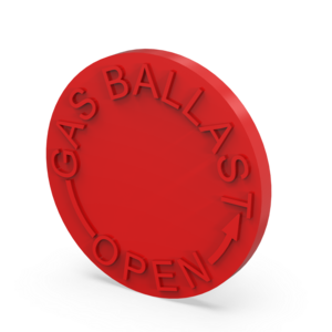 Insert Gas Ballast Knob, A25908159 Insert Gas Ballast Knob, A25908159