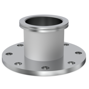 Adapter / Reducer - ISO100 / 4" ASA with o-ring groove - clear hole