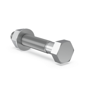 Hex Head Bolt, Nut & Washers - for clear hole CF flanges standard - DN 100 CF