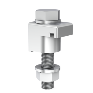 Half Claw Clamp - for use with Centring Ring (Clear Holes) Ni plated mild steel St St Bolt ISO160 - ISO250