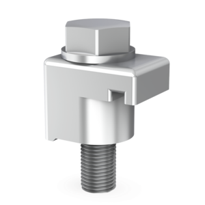 Half Claw Clamp - for use with Centring Ring (Tapped Holes) Ni plated mild steel St St Bolt ISO160 - ISO250
