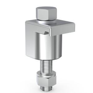 Half Claw Clamp - for use with Centring Ring (Clear Holes) Ni plated mild steel St St Bolt ISO320 - ISO500