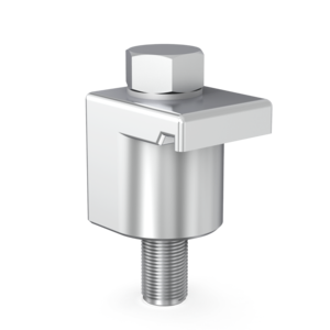 Half Claw Clamp - for use with Centring Ring (Tapped Holes) Ni plated mild steel St St Bolt ISO320 - ISO500