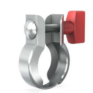 Clamping Ring - St St NW10/16 (red wing nut)