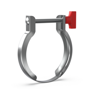 Clamping Ring - St St NW50 (red wing nut)