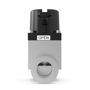 Inline Valve - IPV16MKA - Bellows Sealed Manual Al NW17