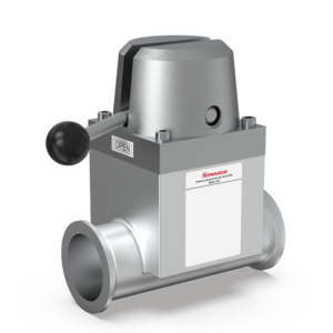 Inline Valve - IPV40MKA - Valve Bellows Sealed Manual Al NW40
