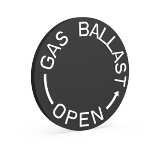 Gas Ballast Insert Grey, A25908174 Gas Ballast Insert Grey, A25908174